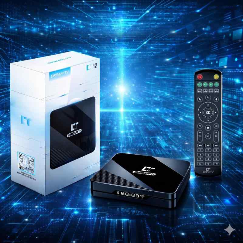 DreamTV 12｜AI映像補正搭載｜マルチデバイス対応｜8K出力対応メディアプレーヤー｜20ヶ月付き