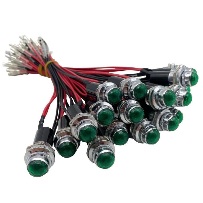 乐天商城 - 【Deepa Ribusu】20個セット LEDパイロットランプ 24V φ16 16mm ダイヤカット インジケーター トラック用 カスタム 汎用品 [並行輸入品]