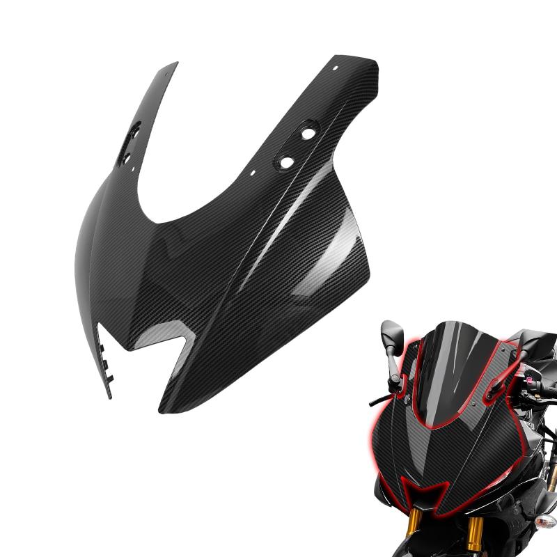 GFARDMOTO YA&amp;MA&amp;HA YZF R3 YZF R25 YZF-R3 YZF-R25 2019-2024 バイク フロントノーズ アッパーカウルフェアリング バイクヘッドホルダーカバー フロントフレームフェアリング