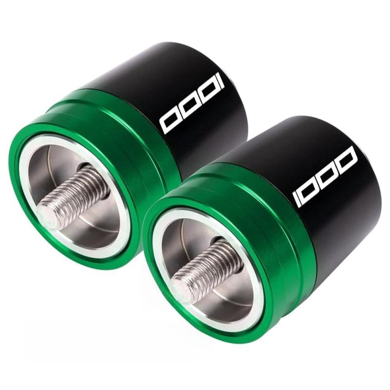 MotHeart バイク ハンドルバーエンド ウェイト 対応 Ninja 1000 2011-2019 Ninja 1000SX 2020-2024 ステンレス＆アルミ製 振動軽減タイプ 8mm 汎用 CNC ninja 1000 1000sx パーツ