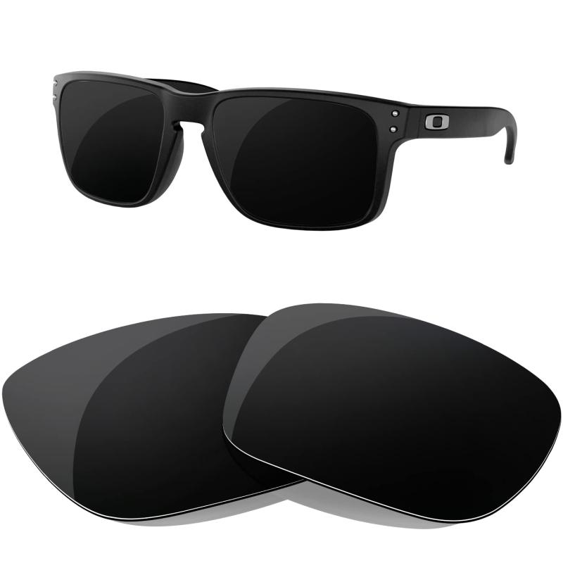 乐天商城 - ceydeyjp 偏光レンズはOakley Holbrook用交換レンズです (ブラック偏光)