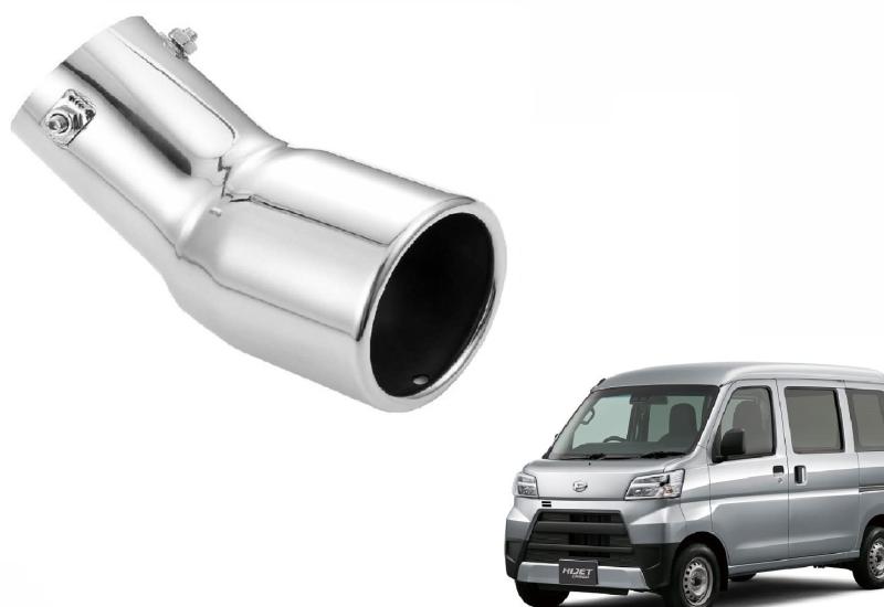 ハイゼット カーゴ 専用マフラーカッター HIJET S320 330V 321 331V 図解式取り付け説明書付き H2HIJET専用マフラーカッター対応型式 S320 330V 321 331Vオプションバンパーや社外パンパーが付いている場合は取り付け不可です。誰でも簡単に取り付け可能な図解式取り付け説明書付き安心の車検対応