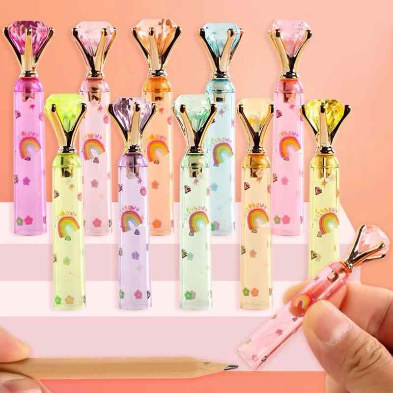 乐天商城 - 韓国文房具 鉛筆キャップかわいい 鉛筆補助軸筆記用具 小学生用10色