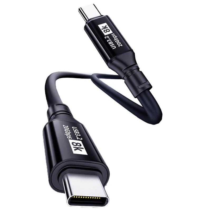 USB-C & USB-C ケーブル Type-c ケーブル PD対応 100W/5A急速充電 USB3.2 Gen2(20Gbps) 8K/60Hz映像出力 iphone17/MacBook/iPad/Galaxy S24等タイプc機種対応
