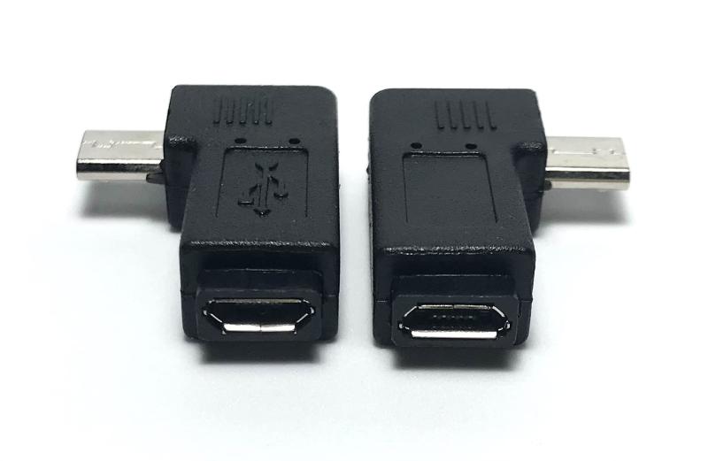 Access  Micro USB 方向転換 マイクロUSB 延長 アダプター 右L型+左L型 EM39A-R+L
