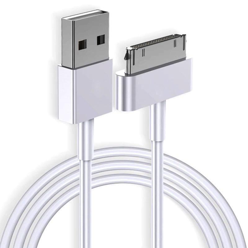 Dockケーブル 30ピン 急充速電&amp;データ転送 i-Phone4/4S/3GS /3G/i-Pad/i-Pod touch/i-Pod nano対応 1m