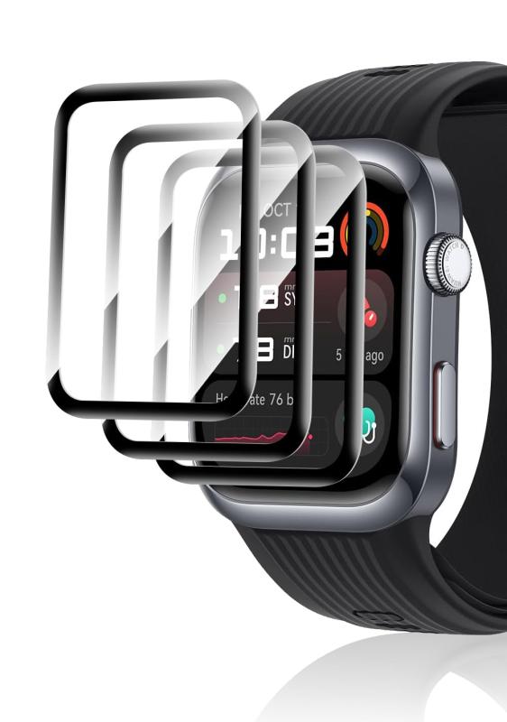 Maxku HUAWEI WATCH D2対応 保護フィルム HUAWEI WATCH D2対応 液晶保護フィルム HUAWEI WATCH D2対応フィルム PET複合材 炭素繊維 曲面対応 柔らかい 硬度4H 気泡ゼロ 指紋防止 飛散防止 高感度 高