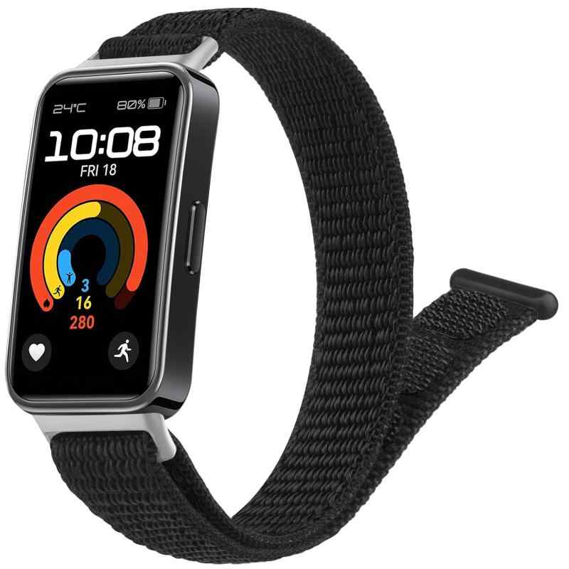 乐天商城 - [Wanme] 交換用ストラップ Huawei Band 10/9/8 対応 バンド 金属コネクタ ナイロン スポーツ ストラップ調整可能