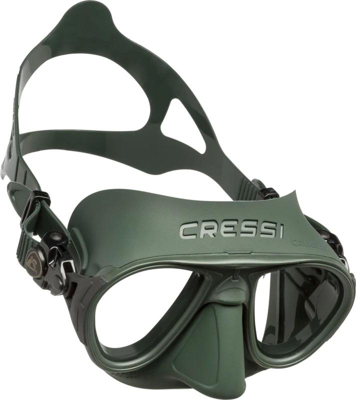 CRESSI スキューバ フリー ダイビング マスク  フォグストップシステム デュアルフレーム構造 内容積小さめ 