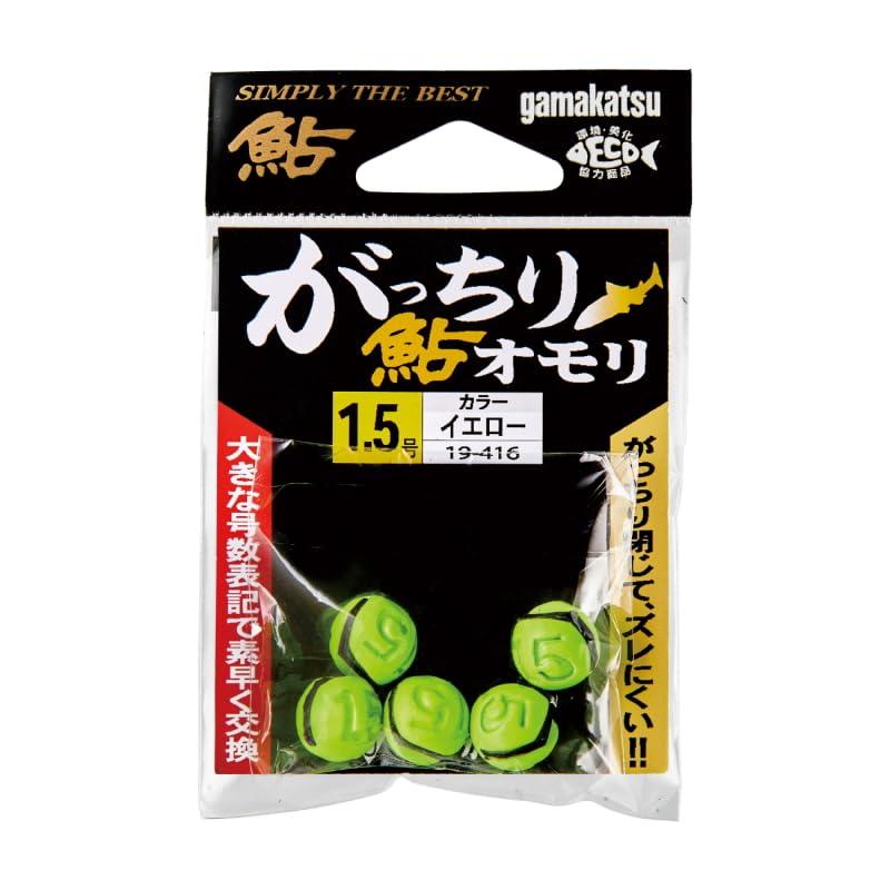 乐天商城 - がまかつ(Gamakatsu) がっちり鮎オモリ イエロー 19-416