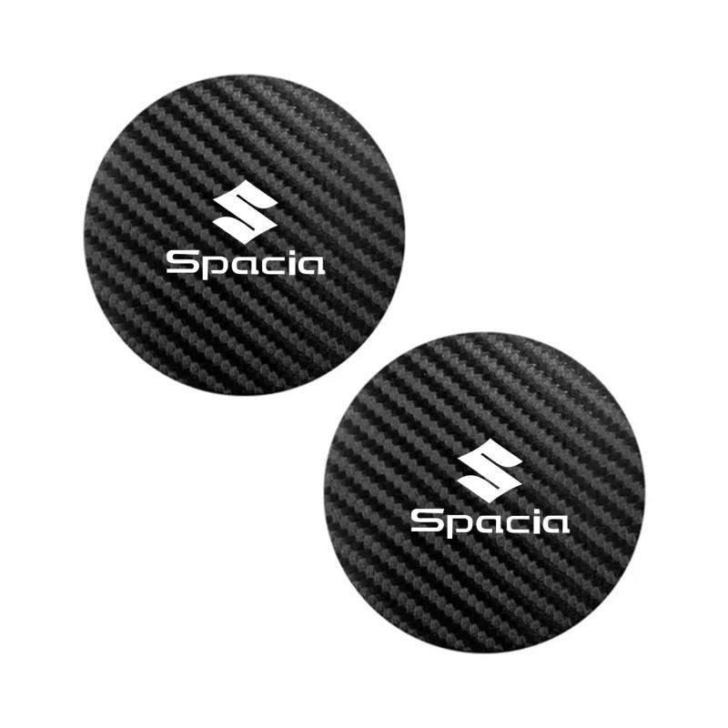 乐天商城 - 【スズキ スペーシア 専用】車用ノンスリップ コースター, スペーシア カスタム アクセサリー, Spacia スペーシア ドリンクホルダー用 カップマット, 新型 スペーシア 内装パーツ, レザー 直