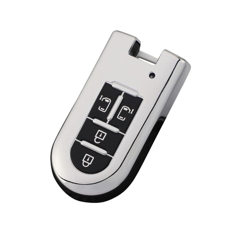 Kinotaka ダイハツ/トヨタ 車用 スマートキーケース 新型タント/タントカスタム/タンク/ルーミー/新型ウェイク/新型ムーヴ キャンバス/新型ムーヴ カスタム LA600S/新型トール 両側スライドドア