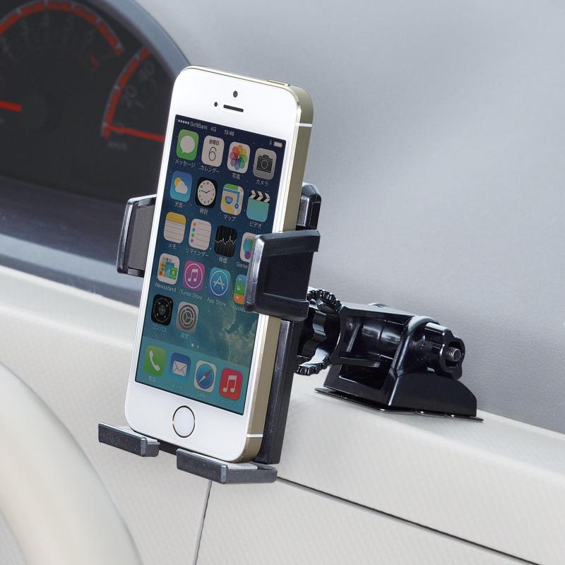 セイワ(SEIWA) 車内用品 スマホホルダー ワンモーションホルダー ブラック W832 command-10011461 コマンド サンプル画像2