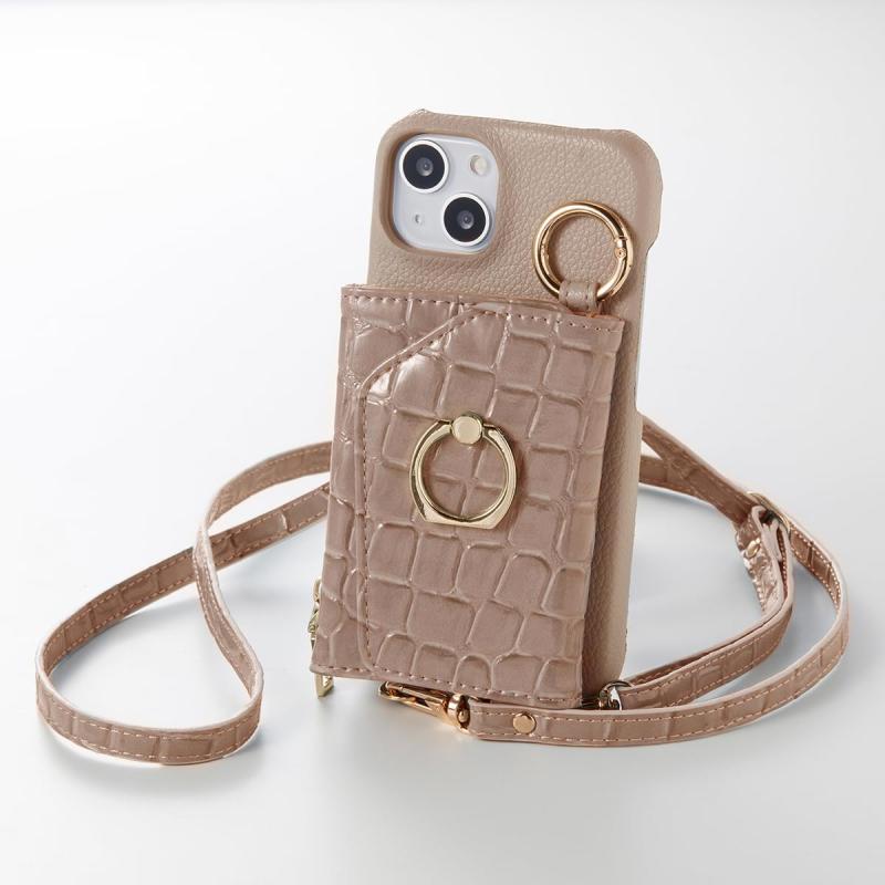 enHANCE スマホケース ショルダーストラップ付 iphone 17 ケース
