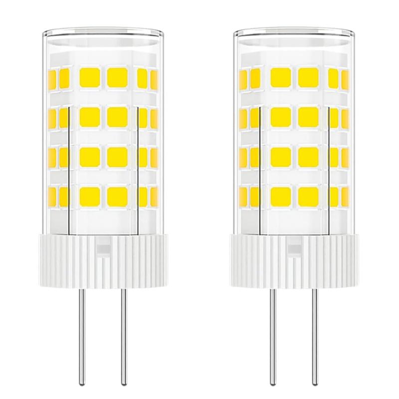 T3 GY6.35 LED電球 4W AC12V、DC12V-24V、JCタイプ G6.35 口金 LED低電圧電球 、360°ビーム角 RVキャンピングトレーラー ランドスケープ・トラック照明 家庭用