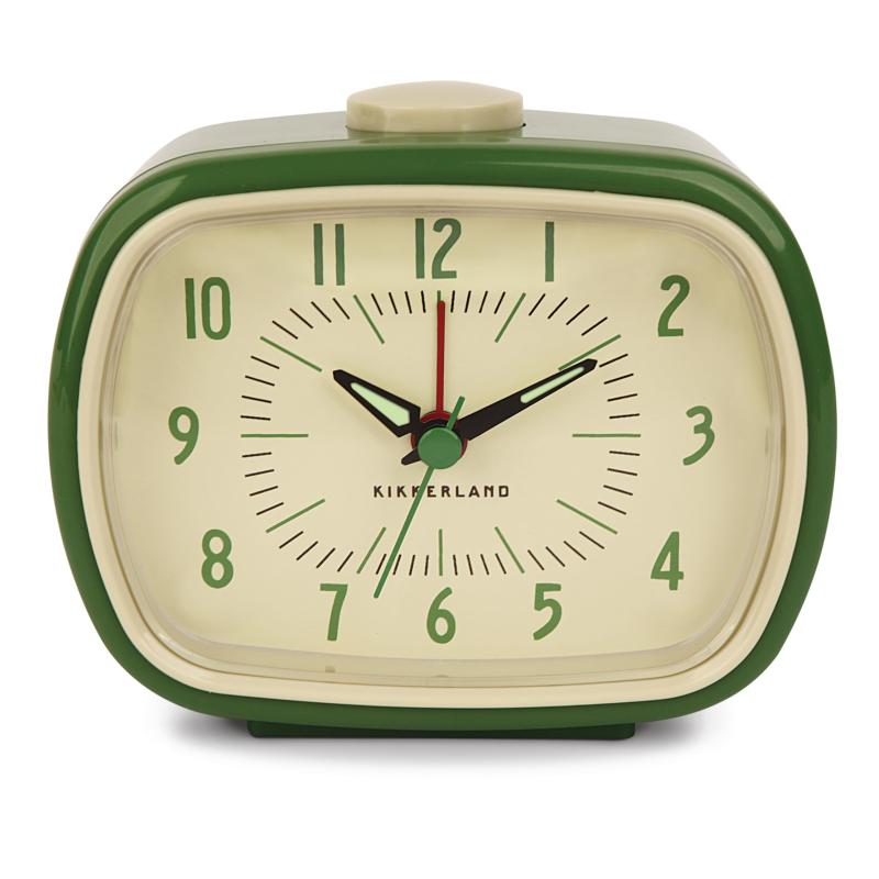 乐天商城 - KIKKERLAND Retro Alarm Clock W10.7×D5.7×H8.8c