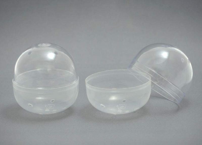 乐天商城 - あミューズ 65mm 空カプセル ガチャガチャ カプセルトイ自販機用 カプセル 日本製 乳白 50個入