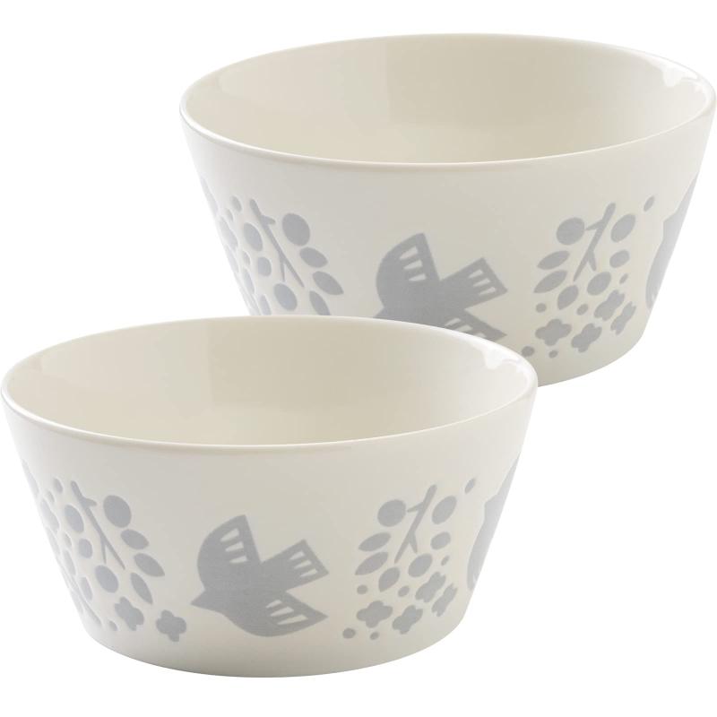 乐天商城 - みのる陶器 美濃焼 PLANTAREE-LINTU- 130パックボウル ホワイト 2個セット 13.0cm