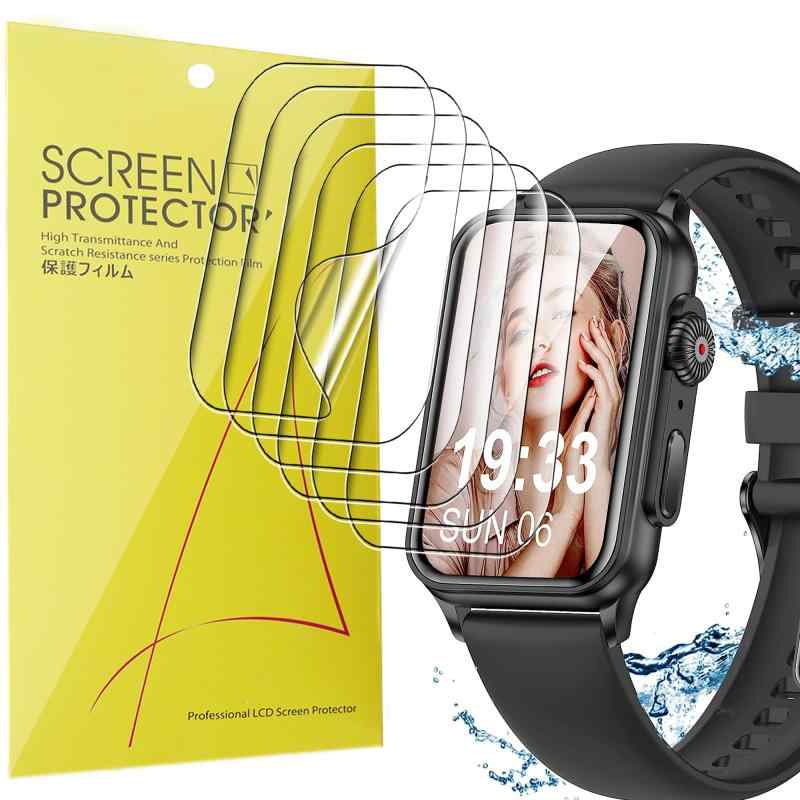 Lamshaw for XSUTIC スマートウォッチ 保護フィルム,  4H硬度 TPU 保護フィルム カバー 液晶フィルム 対応 XSUTIC H23 1.57インチ スマートウォッチ smart watch