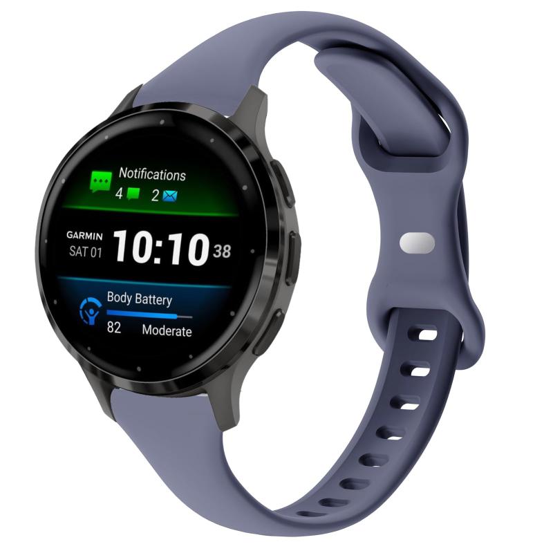 乐天商城 - TUCOMO スリムシリコン腕時計バンド Garmin Venu 3S / Vivoactive 4S / Venu 2S / Vivomove 3Sに対応 18mm 薄型 ソフト ナロー スポーツ 交換用リストバンド ストラップ Garmin Fore