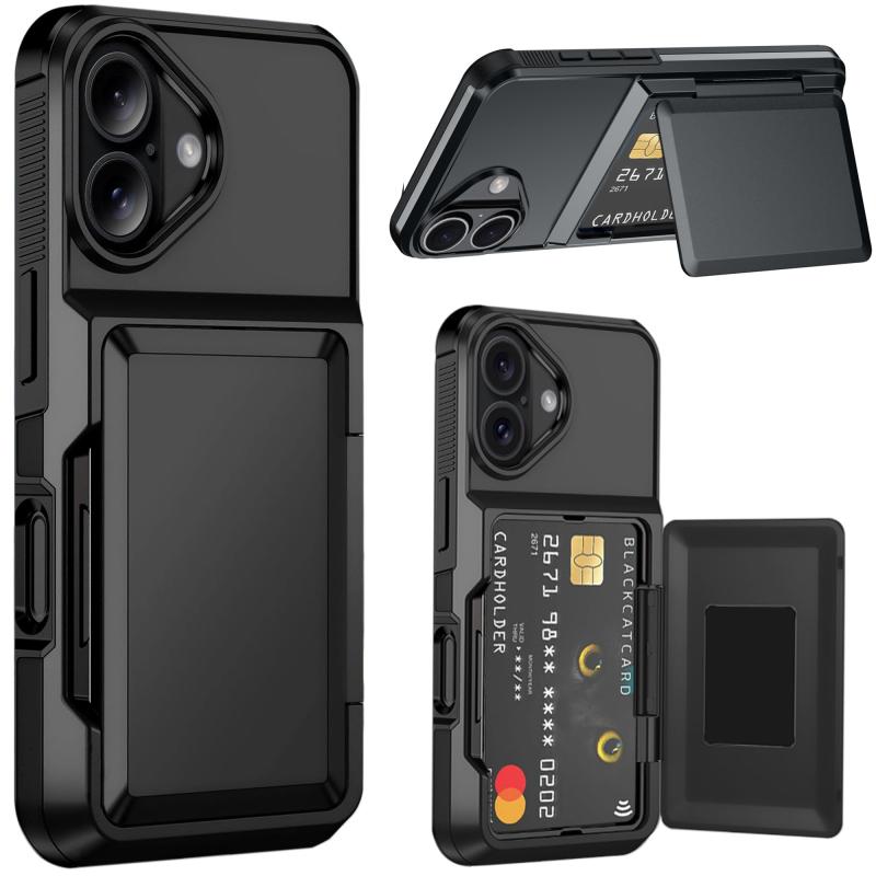 乐天商城 - Eitsevn for iphone 17 ケース カード収納 （4枚）背面 手帳型 アイフォン17 ケース カード入れ スタンド付き 米軍MIL規格 耐衝撃最強 iphone17 携帯ケース 落下防止 全面保護 指紋防止 画面レンズ保護