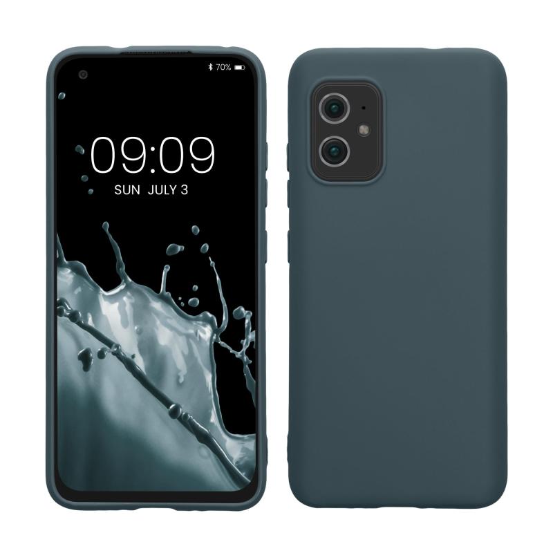 乐天商城 - kwmobile スマホケース ASUS Zenfone 8対応 ケース - 耐衝撃 滑り止め ソフト TPU シリコン - フォレストグリーン