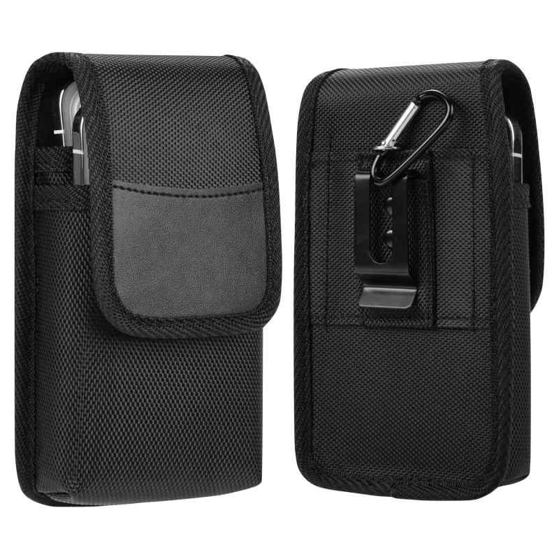 スマホポーチ カラビナ付き ベルト通し 携帯ポーチ メンズ スマホホルダー ペンホルダー 携帯電話ポーチ