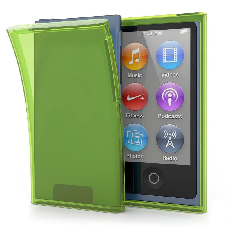 kwmobile Apple iPod Nano 7対応 ケース - カバー TPUシリコン 耐衝撃 透明 スリム 保護 アイパッドナノ対応