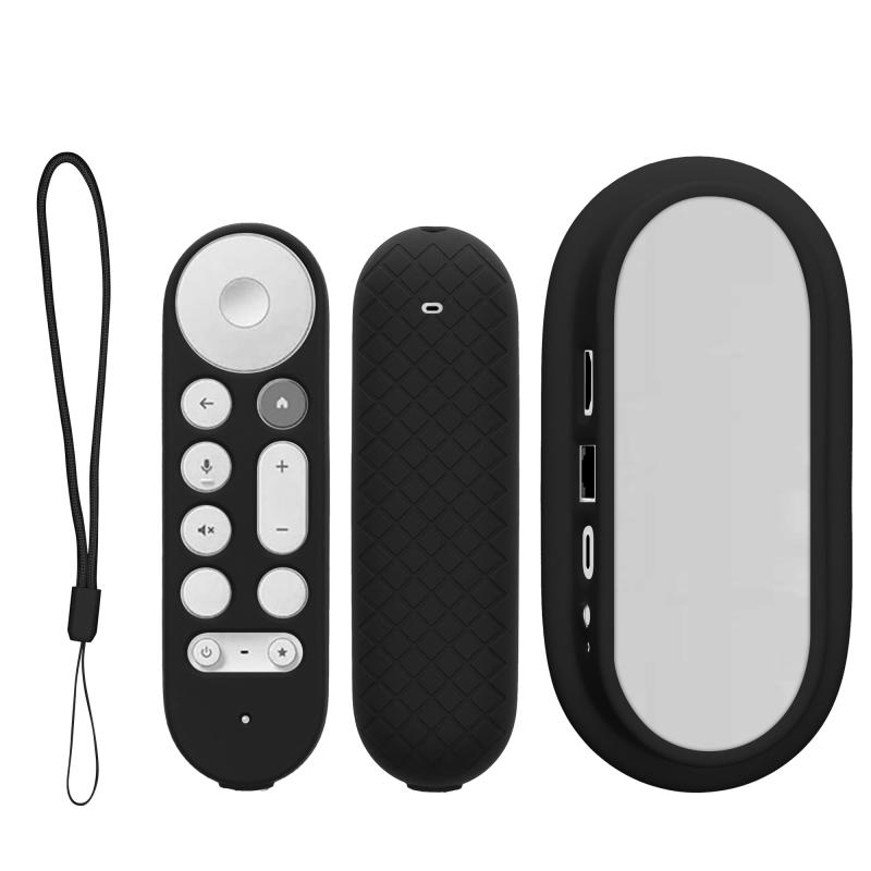 kwmobile 2x Google TV Streamer 4K対応 カバー - 保護ケース バックカバー シリコン ソフト黒色ぴったり: Google TV Streamer 4K対応ソフトなプロテクション: このリモコンカバーは、あなたのストリーミングデバイスとリモコンを柔らかいシリコーンで保護し、汚れや破損から守る保護カバーです。日常的に使うリモコンだからこそ、耐久性に優れたシリコンケースで頑丈さをプラス快適な操作: このやわらかいシリコンカバーの精密なカットアウトにより、リモコンのボタンやセンサーはいつも通り快適に機能します。ストリーミング端末用背面ケースは開かれたデザインで、長時間の使用でもオーバーヒートを防止。しっかりホールド: シリコン製保護ケースならではの滑りくさで手にぴったりフィットし、落下防止にも。また取り外しも簡単なので、気分に合わせてお手持ちの別のバックケースを簡単に付け替えることができます。製品: 万が一購入商品に不具合がありましたら、弊社カスタマーサービスまでご連絡ください。お問い合わせ内容に応じて代替品交換または返金が可能です。ご安心して購入ください。