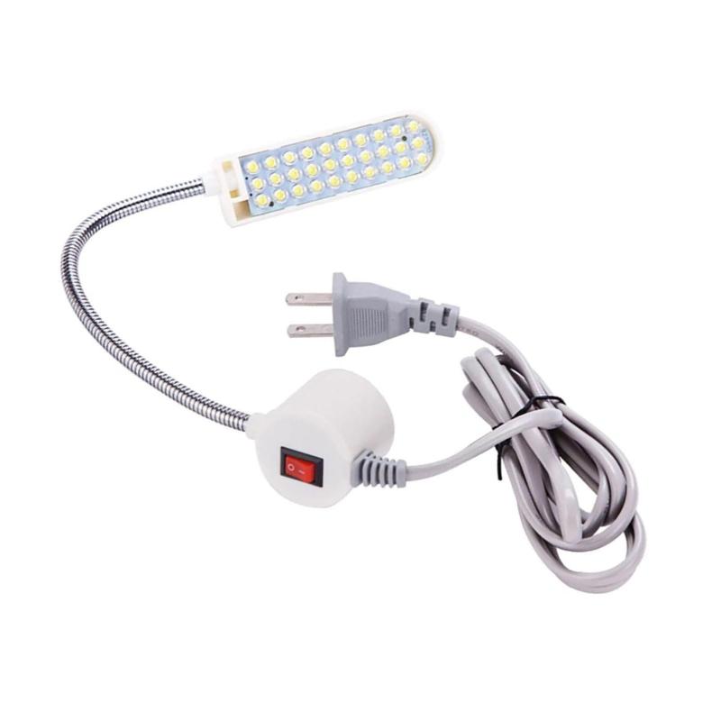 乐天商城 - ミシン照明 LEDライト ミシン用 縫製用 作業ライト LED30個 マグネットマウント ベース付き 護眼 スリップ防止 360°調整可能