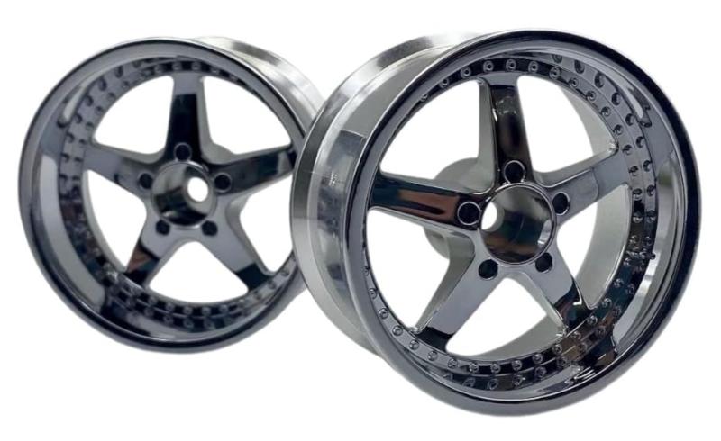 乐天商城 - 【LAB】WORK EQUIP ホイール 2個入 Super High Traction type DEEP RIM off8 Chrome/LWS-0108Ca