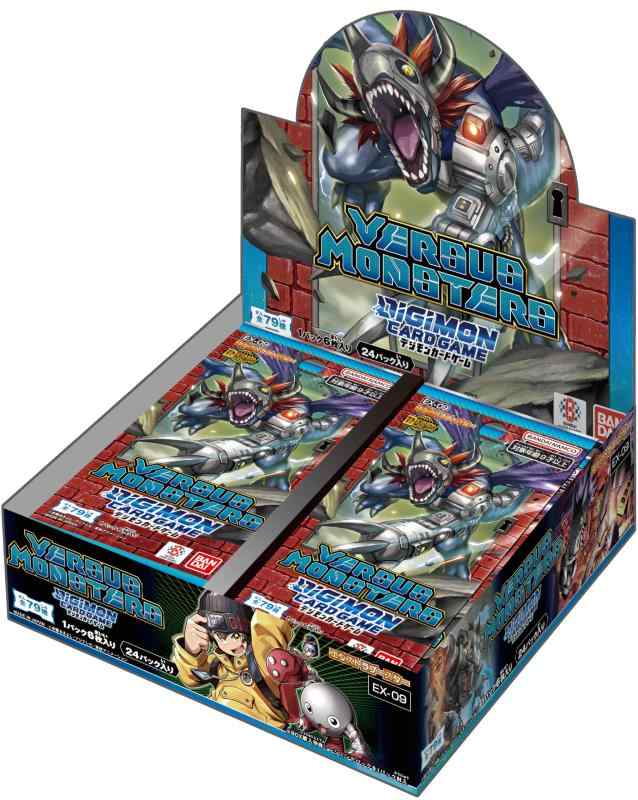 バンダイ(BANDAI) デジモンカードゲーム エクストラブースター VERSUS MONSTERS【EX-09】 (BOX)24パック入り(C)本郷あきよし・フジテレビ・東映アニメーション全79種コモン22種、アンコモン20種、レア18種、スーパーレア12種、シークレットレア2種、スペシャルカード5種1BOX24パック入り／1パックカード6枚入本商品にはパラレルカードがあります。