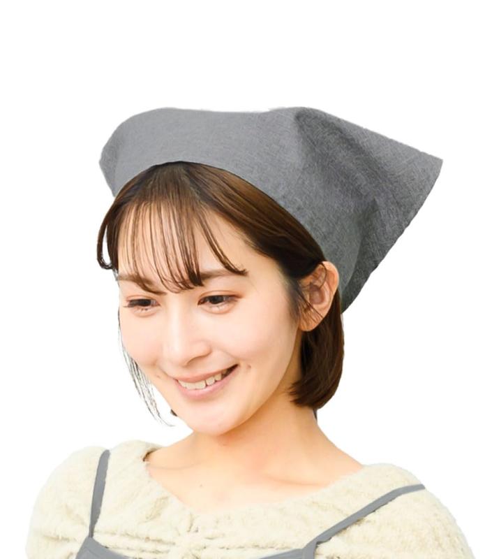 乐天商城 - [ARASAWA] 三角巾 シンプル ひも式 無地 男女兼用 カフェ 業務用 料理教室 調理実習 清掃