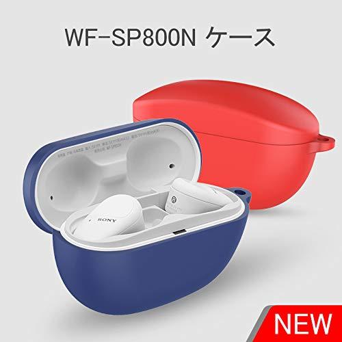 WF-SP800N ケース【LASTE】【2020年発売】ワイヤレスノイズキャンセリングイヤホンシリコン カバー 着装まま充電可能 耐衝撃性 防水防塵 軽量小型 保護ケース 紛失防止 男女兼用 收納ケース ソ command-10031234 コマンド サンプル画像2