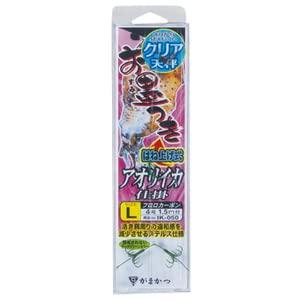 がまかつ IK050 お墨つきアオリイカ仕掛はねあげ クリア