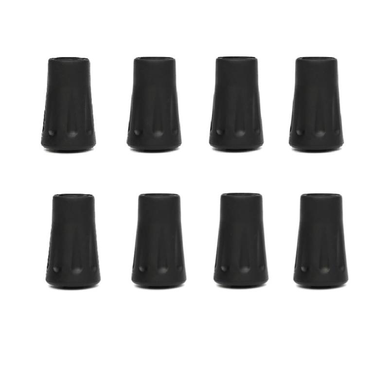 乐天商城 - トレッキングポール ラバーキャップ 内径11mm ウォーキングポール バスケット ストックキャップ ゴム先 アクセサリー 取り替え 交換用 滑り止め 先端保護 汎用 登山 ハイキング 8個セット