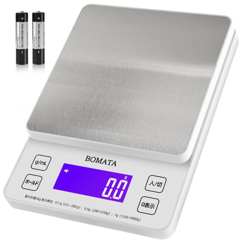 BOMATA(ボマタ) はかり デジタル キッチン 0.1単位 5kg…