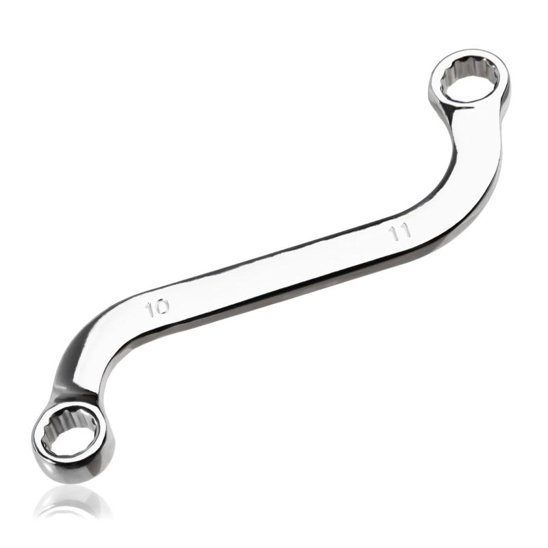 乐天商城 - LEONTOOL S 型レンチ ダブルめがねレンチ S字ボックスレンチ鏡面研磨めがねレンチセット クリア目盛付 防錆スパナ 12ポイント 自転車 バイク 現場 DIY 修理 メンテナンス 耐久性 ポータブル