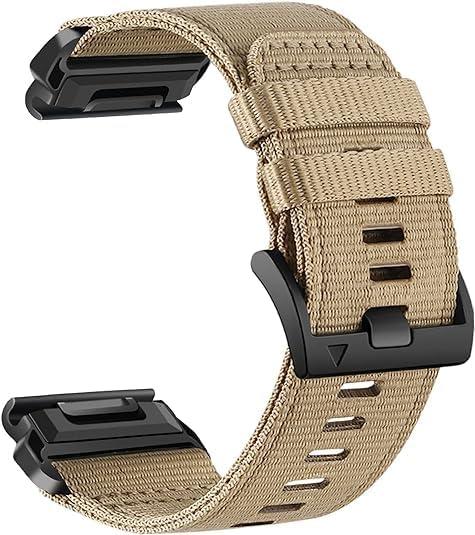  ナイロンベルト適用 Garmin Fenix 8 47mm / epix Pro 47mm Fenix 5/Fenix 6/Fenix 7 用 22mm 時計バンドFenix 5 Plus/Fenix 6 Pro/Fenix 7 Pro