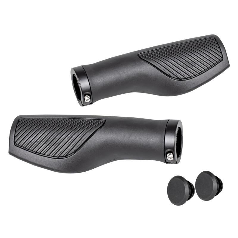 GORIX(ゴリックス) 自転車グリップ クロスバイク mtb ミニベロ 電動自転車など他自転車用 サイクルグリップ ゴム マテリアル 2本セット