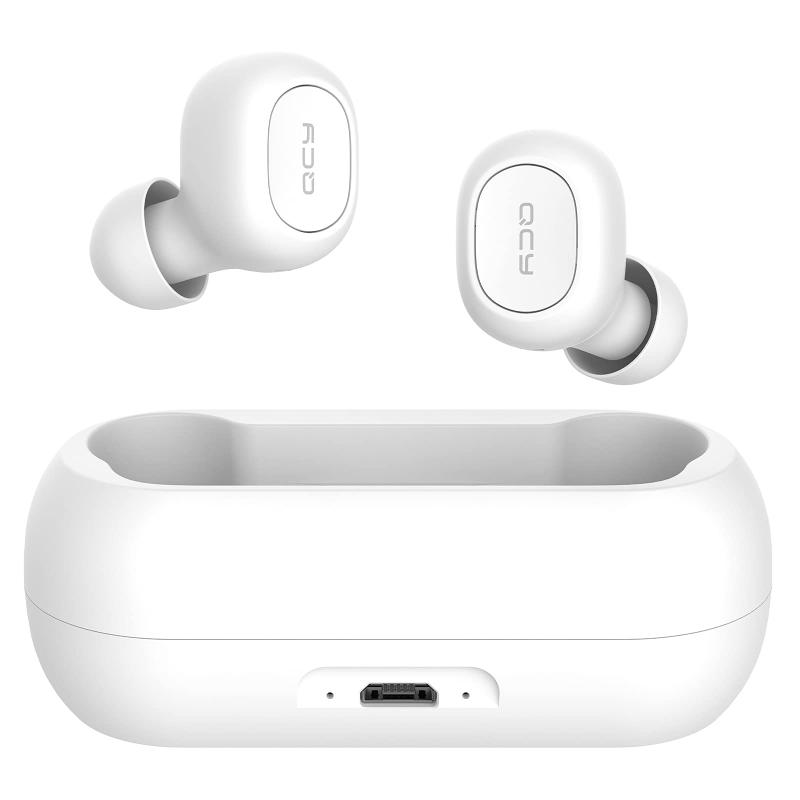 QCY T1 ワイヤレスイヤホン Bluetooth 5.0 自動ペアリング 完全ワイヤレス ブルートゥース イヤホン bluetooth イヤホン マイク付き カナル Hi-Fi 両耳 片耳 ハンズフリー 通話 防水 イヤホン ワイヤレ