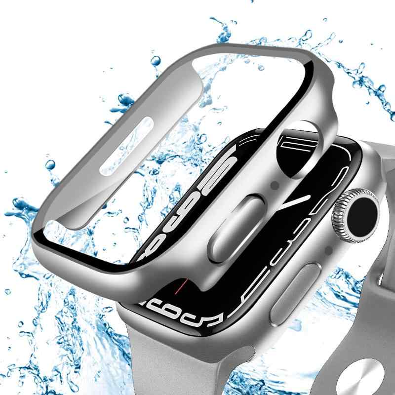 ANYOI 対応 Apple Watch ケース Series 11/10 46mm 防水 PC素材 アップルウォッチ カバー ガラスフィルム 一体型 アップルウォッチ ケース 耐衝撃 Apple Watch カバー 全面保護 装着簡単 高耐久 高透過率