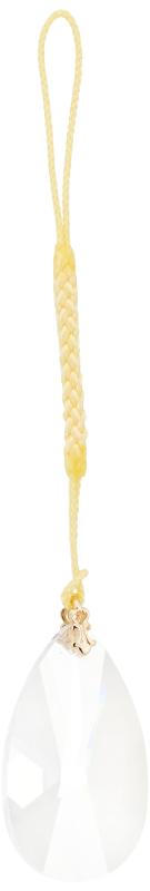  根付け Asfour Crystal 38mm ティアドロップ II NT2-873-38CR-YE-G
