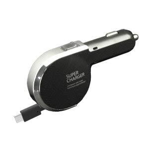 カシムラ(Kashimura)/DC充電器 リール 3A Type-C BK 品番：AJ-515