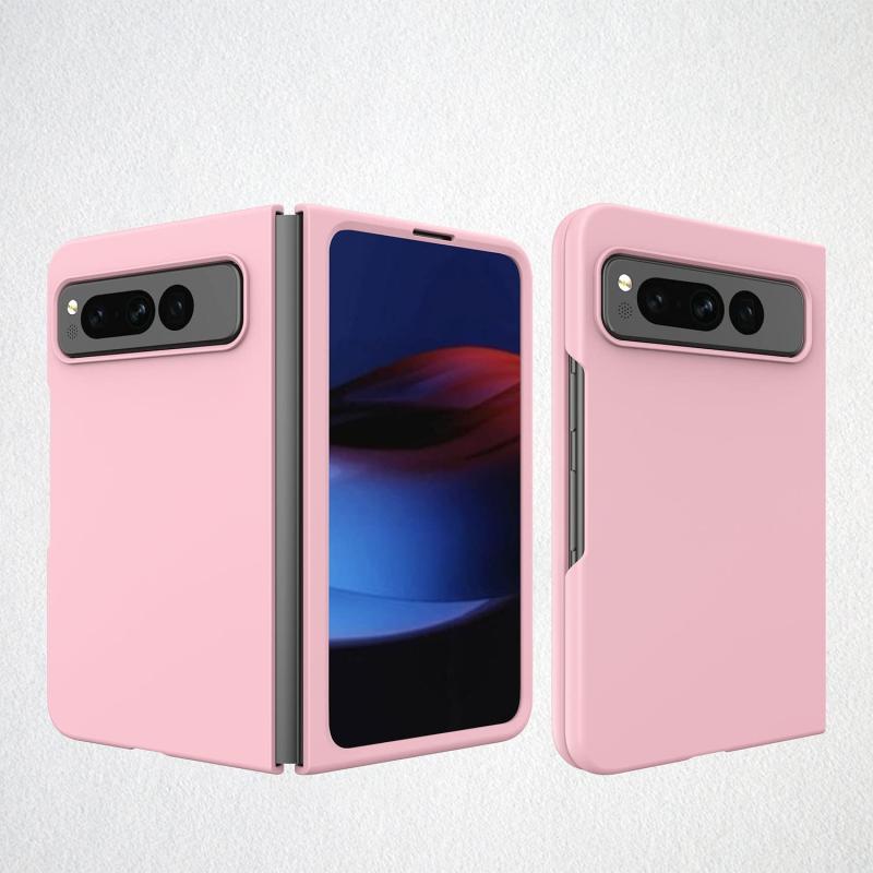 Kedic Google Pixel Fold ケース 特殊プロセスコーティング 表面の快適さ 防汚および指紋防止 軽量、シンプルで無地のデザイン カバー 四隅オールインクルーシブ、耐衝撃性、落下防止