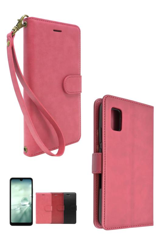 シズカウィル AQUOS wish / wish2 手帳型 ケース カバー シンプル