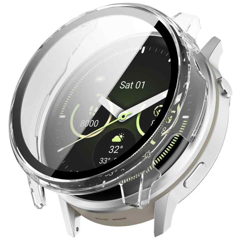 For GARMIN Venu 4 41mm カバー PC素材 ガーミン Venu 4 41mm ケース ガラスフィルム一体型 全面保護 二重構造 防塵 日本旭硝子材 キズ防止 軽量