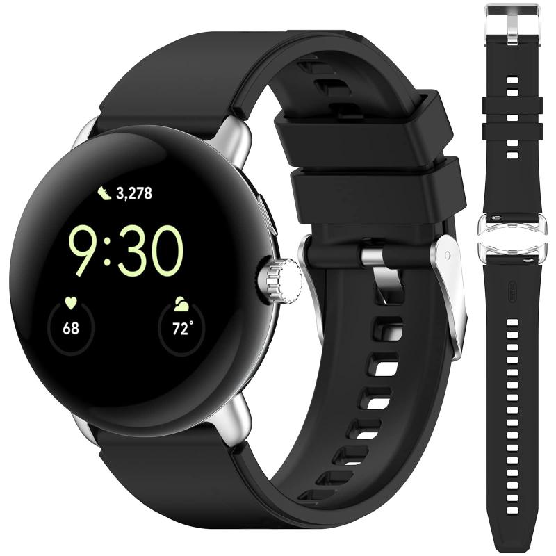 [Miimall] シリコン多孔式 Google Pixel Watch専用シリコンバンド Google グーグルPixel Watch向けのTPUバンド シリコン 快適なデザイン シンプル 簡単取付 多孔 Pixel Watchスマート ウォッチ 対応