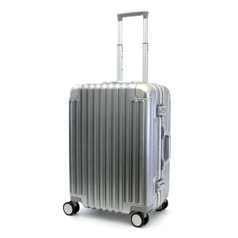 樂天商城 - スーツケース Mサイズ 51L アルミ調 TRIDENT TRI1030-52