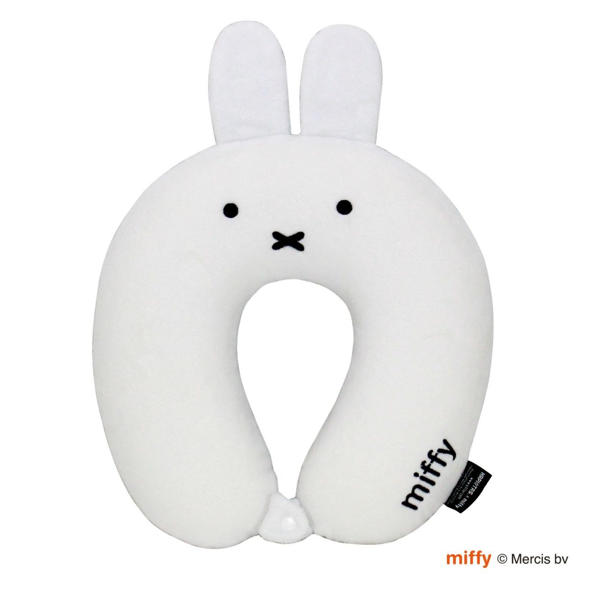 低反発枕 ネックピロー ミッフィー miffy プレゼント おやすみっふぃー かわいい旅行 移動 飛行機 新幹線 車 休憩 HAPI+TAS ハピタス siffler シフレHAP7019